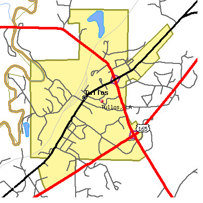 Tullos map
