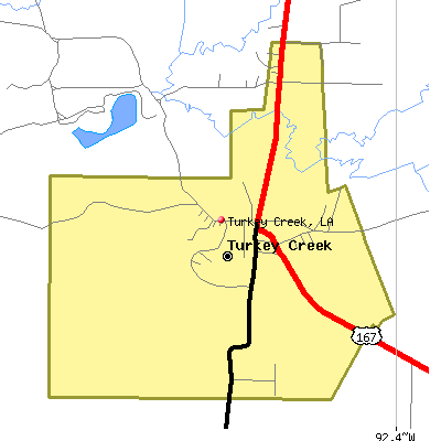 Turkey Creek map
