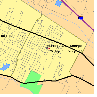 Village St. George map