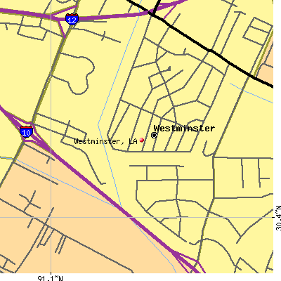 Westminster map