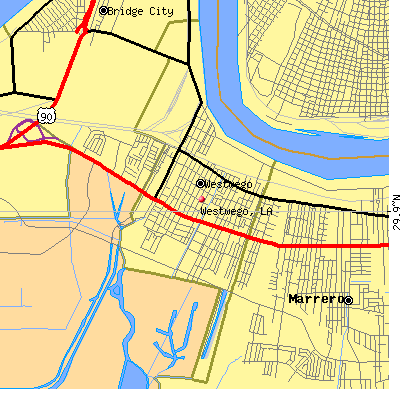 Westwego map