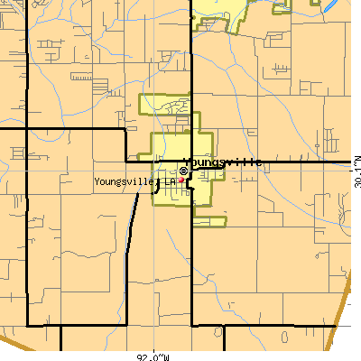 Youngsville map