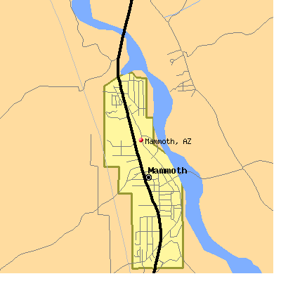 Mammoth map