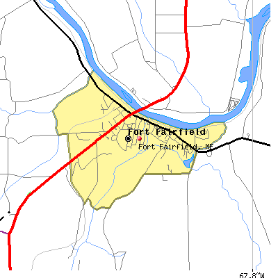 Fort Fairfield map