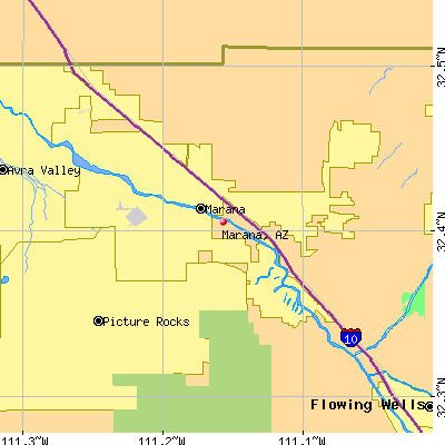 Marana map