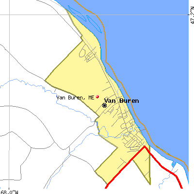 Van Buren map