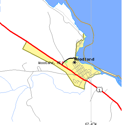 Woodland map