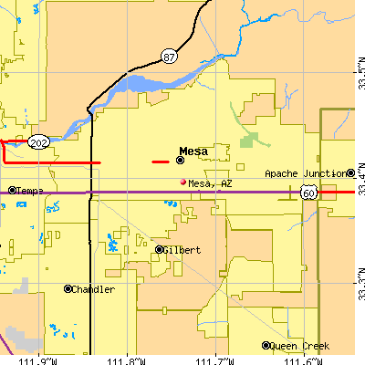Mesa map