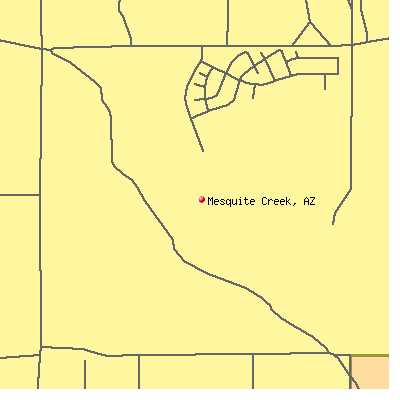 Mesquite Creek map
