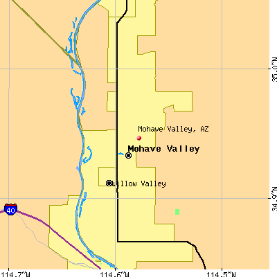 Mohave Valley map
