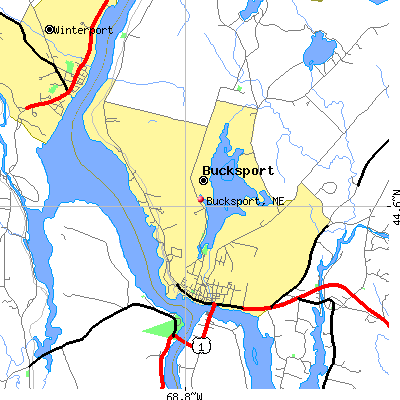 Bucksport map