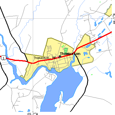 Thomaston map