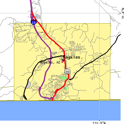 Nogales map