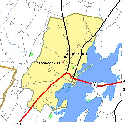 Wiscasset map