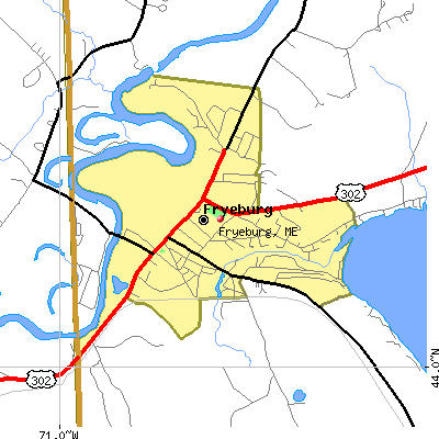 Fryeburg map
