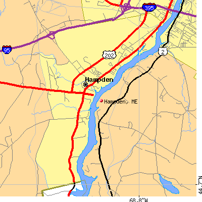 Hampden map