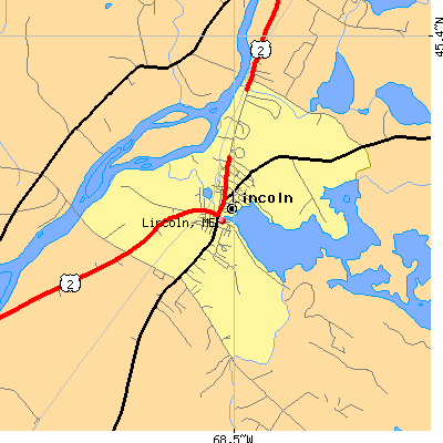 Lincoln map