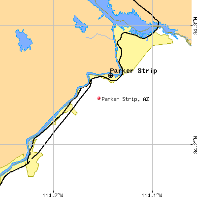 Parker Strip map