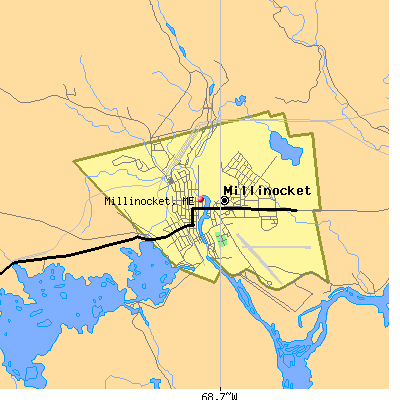 Millinocket map