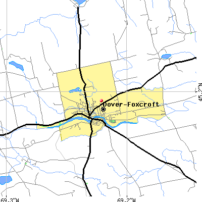 Dover-Foxcroft map