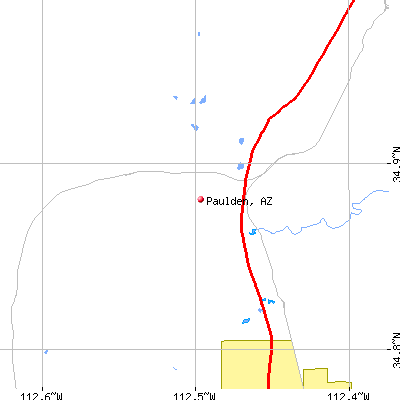 Paulden map