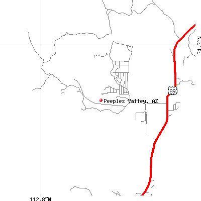 Peeples Valley map