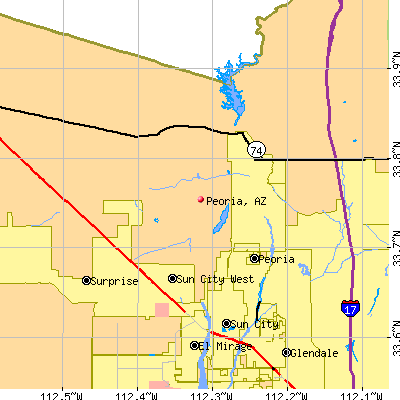 Peoria map
