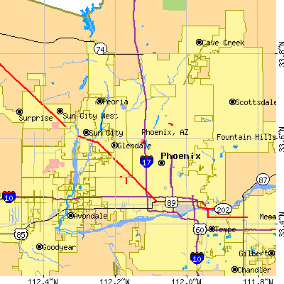 Phoenix map