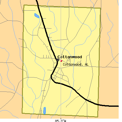 Cottonwood map