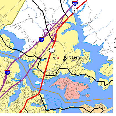 Kittery map