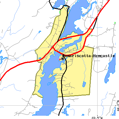 Damariscotta-Newcastle map