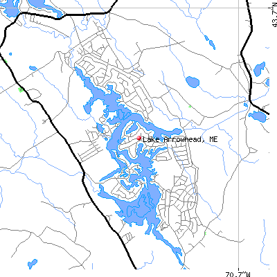 Lake Arrowhead map