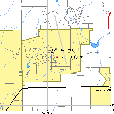 Loring AFB map