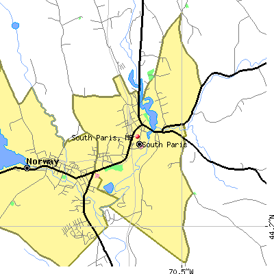 South Paris map