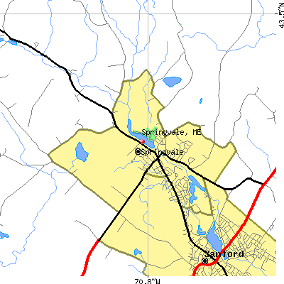 Springvale map