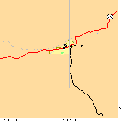 Zip code 85273 close-up map