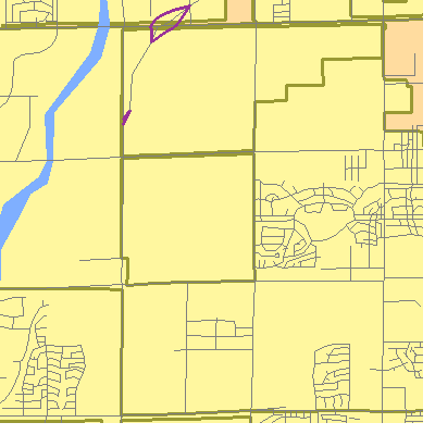 Zip code 85305 close-up map