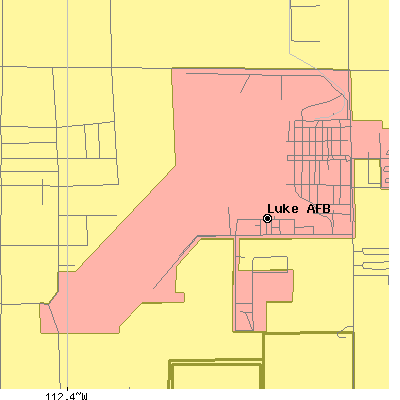 Zip code 85309 close-up map