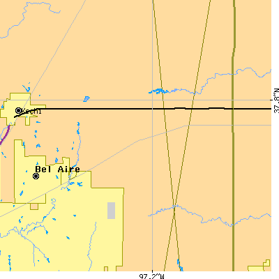 Zip code 67226 close-up map