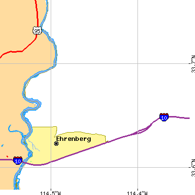 Zip code 85334 close-up map