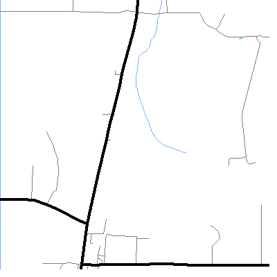 Zip code 71218 close-up map