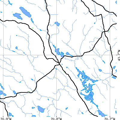 Zip code 04048 close-up map