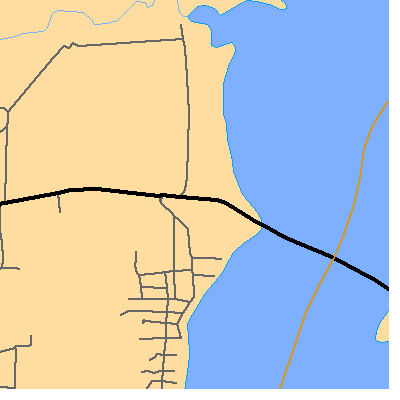 Zip code 20612 close-up map