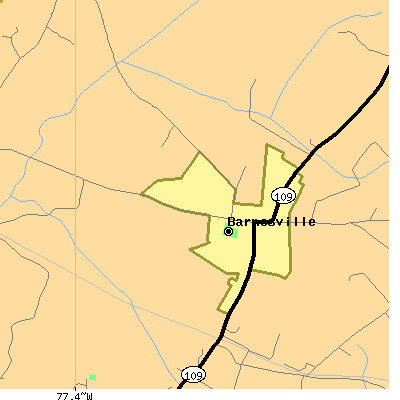 Zip code 20838 close-up map