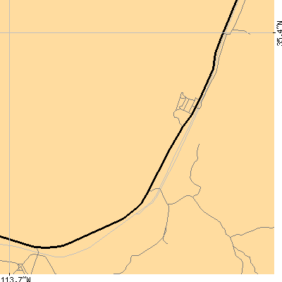 Zip code 86437 close-up map