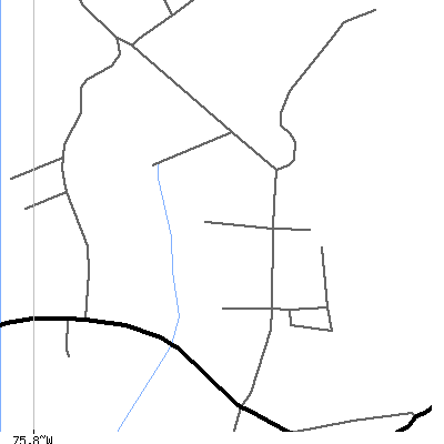 Zip code 21867 close-up map