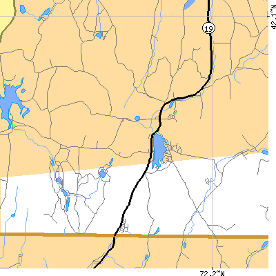 Zip code 01081 close-up map
