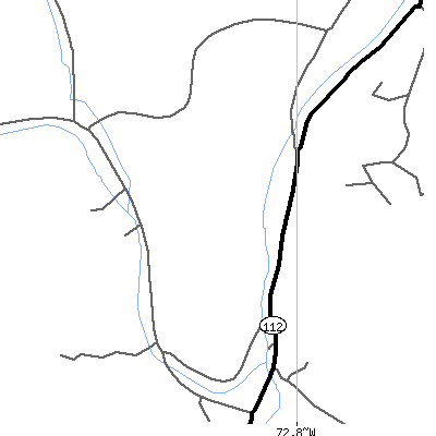 Zip code 01338 close-up map