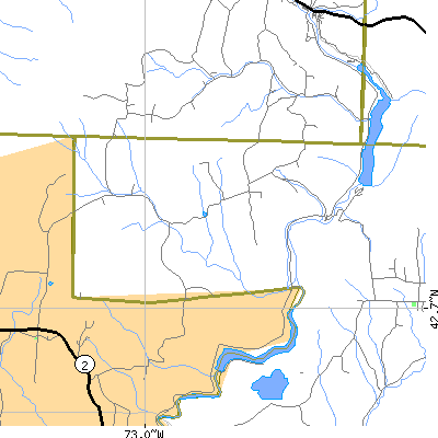 Zip code 01350 close-up map