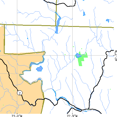 Zip code 01367 close-up map